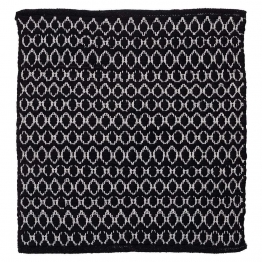 Ταπέτο Μπάνιου Αντιολισθητικό Polycotton 60x60εκ. Boho Black Sealskin 800102