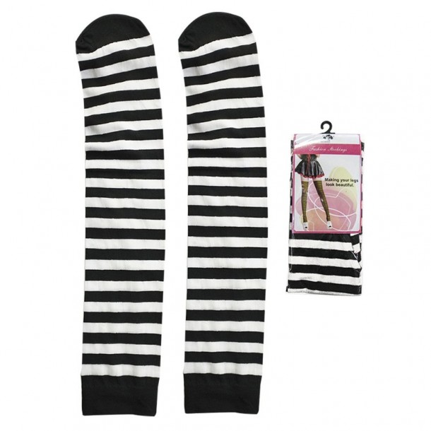 Κάλτσες Ασπρόμαυρες 9,5x70εκ. CARNAVAlista 3-793