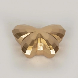 Διακοσμητικό Κουτί Polyresin Πεταλούδα Χρυσό 11,3x8,8x4,7εκ. ESTHETI 752-28536