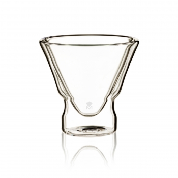 Ποτήρι Martini Σετ 2τμχ Γυάλινο Διάφανο Mixology Double Wall Bergner 230ml BGMP020202