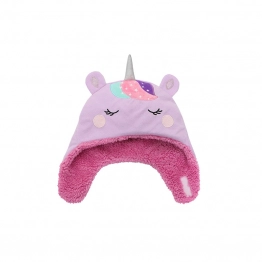 Σκουφάκι 2 Όψεων Fleece-Sherpa 2-4 Έτων Unicorn-Narwhal FlapJackKids FJKWS697M
