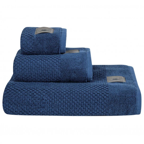 Πετσέτα Βαμβακερή Χεριών 30x50εκ. Premium 4123 Royal Blue Greenwich Polo Club