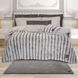 Χαλί Γούνινο Faux Fur 75x140εκ. Essential 3109 Taupe Greenwich Polo Club