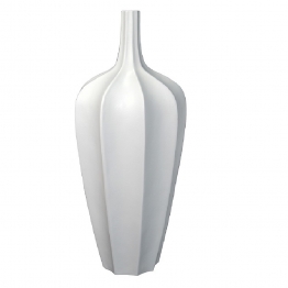 Βάζο Fiberclay Λευκό ESPIEL 38x124εκ. LOF106