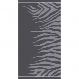Πετσέτα Θαλάσσης Βαμβακερή Velour Dark Grey 86x160εκ. Tiger Melinen 20004877