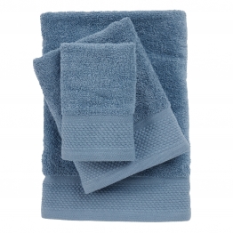 Σετ Πετσέτες 3τμχ Βαμβακερές Best 0837 Blue Das Home