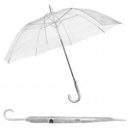 Ομπρέλα Αυτόματη Διάφανη Κομψή 54εκ.
