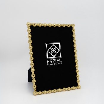 Κορνίζα Μεταλλική Χρυσή ESPIEL 20x25εκ. FAM773