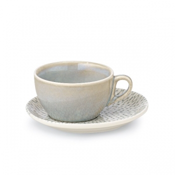 Φλυτζάνι Τσαγιού 230ml In-glaze Stoneware Porcelain Pearl CRYSPO TRIO 47.160.16