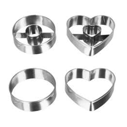 Cut Pat Ανοξείδωτα 4 Σχέδια metaltex