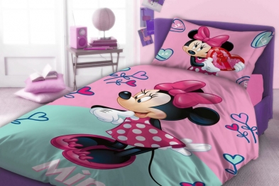 Σετ Σεντόνια 3τμχ Μονά 165x245εκ. Minnie 753 Digital Print Disney Dimcol