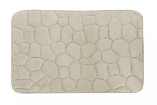 Ταπέτο Μπάνιου Polyester 45x70εκ. Stone Bliss Beige 2435748