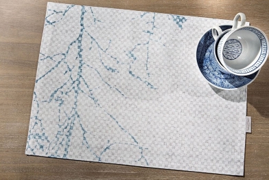 Σουπλά 2 Όψεων Polyester 3003 Blue 45x33εκ. Saint Clair