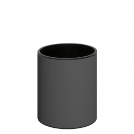 Καλάθι Απορριμμάτων 6lit Ανοιχτό Matt Anthracite 20x24εκ. Pam & Co 2024-113