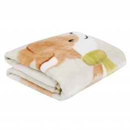 Κουβέρτα Βελουτέ Κούνιας 110x140εκ. Baby Relax 4978 Beige-Teracotta Das Baby