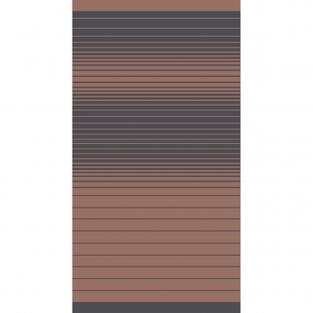 Πετσέτα Θαλάσσης Βαμβακερή Velour Brown 86x160εκ. Stripes Melinen 20004871