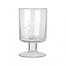 Ποτήρι Κρασιού Γυάλινο Σφυρήλατο Διάφανο Forge 340ml-7,9x7,9x13εκ. Estia 07-36768