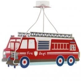 Φωτιστικό Οροφής 3Φωτο Firetruck 50x20x21εκ. ANGO 60610