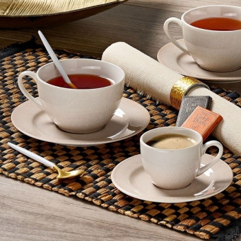 Φλυτζάνι Τσαγιού 230ml In-glaze Stoneware Venus Beige CRYSPO TRIO 25.091.16