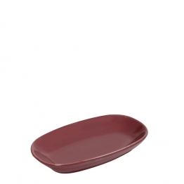 Πιατάκι Σερβιρίσματος Stoneware Pomegranate Dusty Pink Essentials ESPIEL 12x7εκ. OWD111K12