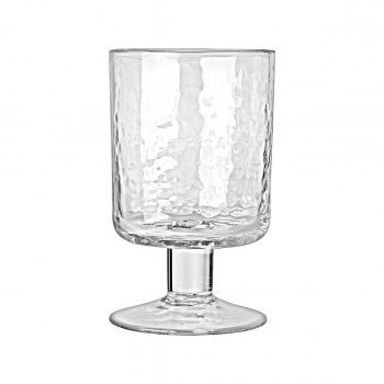Ποτήρι Κρασιού Γυάλινο Σφυρήλατο Διάφανο Forge 340ml-7,9x7,9x13εκ. Estia 07-36768