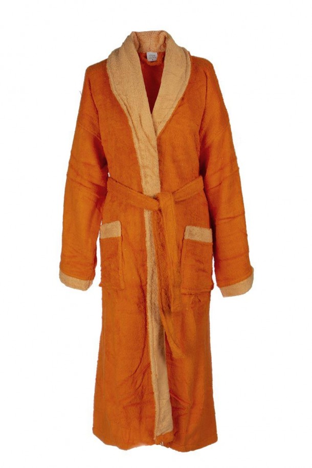 Μπουρνούζι Βαμβακερό XLarge 02 Orange DimCol