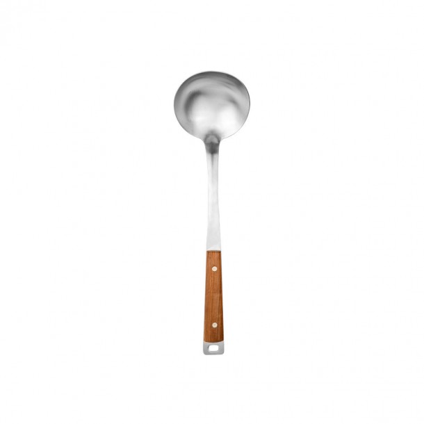 Κουτάλα Βαθιά Ανοξείδωτη-Ξύλινη Allure 9,5x9,5x34εκ. Estia 01-27896