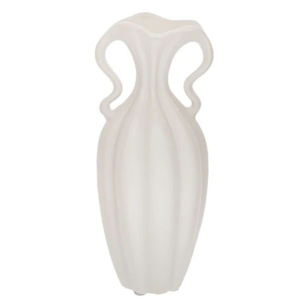 Βάζο Κεραμικό Λευκό 13x30εκ. iliadis 91527