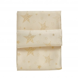 Χριστουγεννιάτικο Τραπεζομάντηλο Polyester 140x180εκ. Christmas 0717 Μπεζ-Χρυσό Das Home