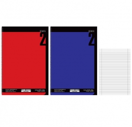 Τετράδιο Σπιράλ 2 Θεμάτων Solid Color 17x25εκ. Justnote 84-353