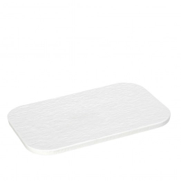 Πιατέλα Σερβιρίσματος Ανάγλυφη Πορσελάνης Ιβουάρ Tokio Siders ESPIEL 28x17,4x1,3εκ. FUK146K3