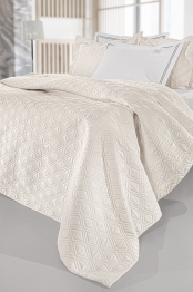 Σετ Κουβερλί Microsatin King Size 240x250εκ. Honour Ivory Guy Laroche
