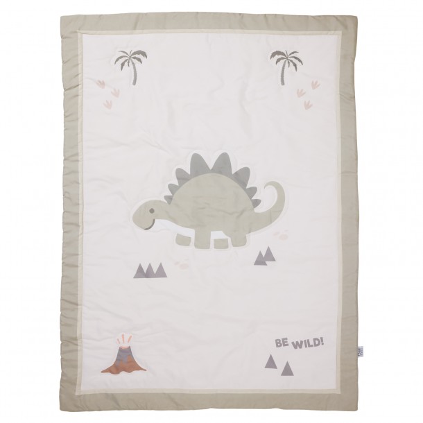 Κουβερλί Microfiber Κούνιας 110x150εκ. Fun 4937 Μπεζ-Λαδί Das Baby