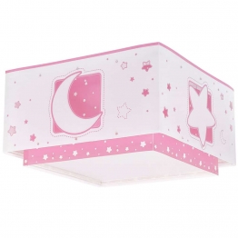 Φωτιστικό Οροφής Πλαφονιέρα Moonlight Pink 30x16,5εκ. ANGO 63236S