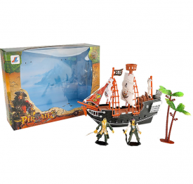 Πειρατικό Καράβι Μικρό Με Πειρατές Σε Κουτί 29x10x23εκ. Toy Markt 71-3238