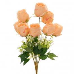 Μπουκέτο Με 9 Τριαντάφυλλα Κοραλί 40εκ. iliadis 90012