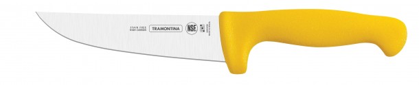 Μαχαίρι Κρεοπωλείου 25εκ. Κίτρινη Λαβή Tramontina TR24607050
