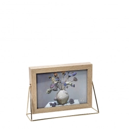 Κορνίζα Ξύλινη-Μεταλλική Χρυσή ESPIEL 10x15εκ. FAM224