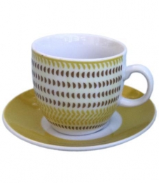 Σετ 6τμχ Φλυτζάνια Καφέ Πορσελάνης 90ml Coffee Sense Max Home BBDG082190
