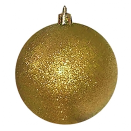 Σετ Μπάλες 6τμχ Glitter Gold Δ6εκ. Xmas fest 93-1694