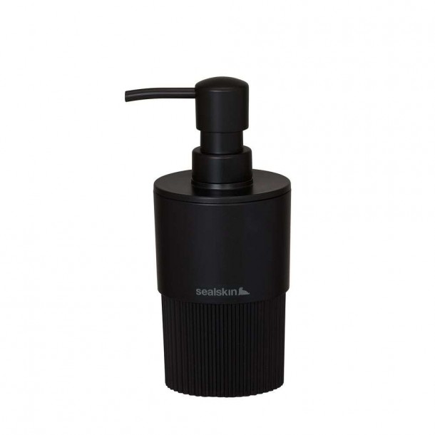 Ντισπένσερ ABS 280ml-7,5x7,5x17,2εκ. Brave Black Sealskin 800013