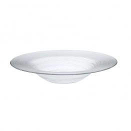 Πιάτο Σπαγγέτι-Ριζότο Γυάλινο Διάφανο ESPIEL Φ29,5x6εκ. HOR1503K4