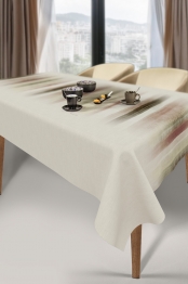 Τραπεζομάντηλο Αλέκιαστο Polyester 1048 Natural 145x145εκ. Saint Clair