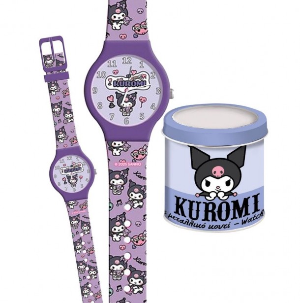 Ρολόι Χειρός Παιδικό Kuromi Disney 20-1418