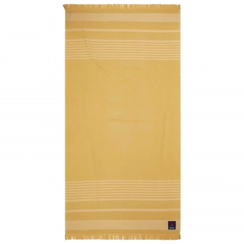 Πετσέτα Θαλάσσης Βαμβακερή 90x180εκ. Essential 3742 Ώχρα Greenwich Polo Club