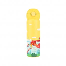 Θερμός Παιδικό Ανοξείδωτο Με Καλαμάκι Fortress Dragon 500ml-7,9x6,6x20,3εκ. Save The Aegean Estia 01-33149