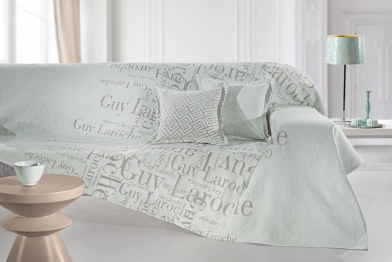 Ριχτάρι Διθέσιος 180x250εκ. Polycotton-Acrylic Stamp Mint Guy Laroche