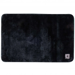 Ταπέτο Μπάνιου Αντιολισθητικό Polyester 60x90εκ. Essential 3113 Μαύρο Greenwich Polo Club