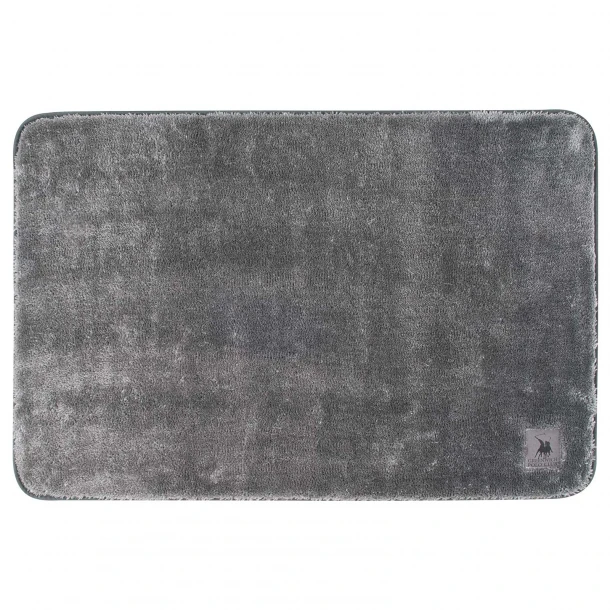 Ταπέτο Μπάνιου Αντιολισθητικό Polyester 60x90εκ. Essential 3118 Γκρι Greenwich Polo Club