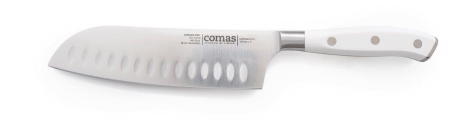 Μαχαίρι Santoku Ανοξείδωτο Ατσάλι Marble Comas 18εκ. CO08111000